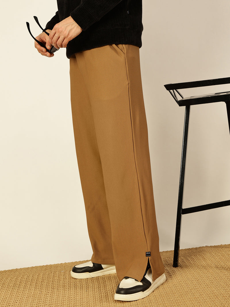 Thomas Scott Men Smart Loose Fit Parallel Trousers