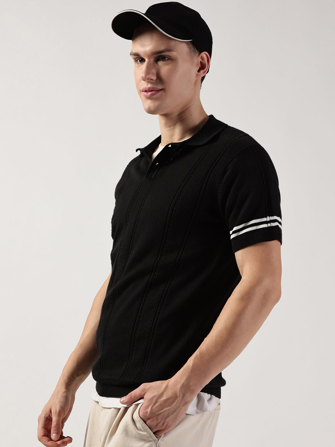 Thomas Scott Men Polo Collar T-shirt