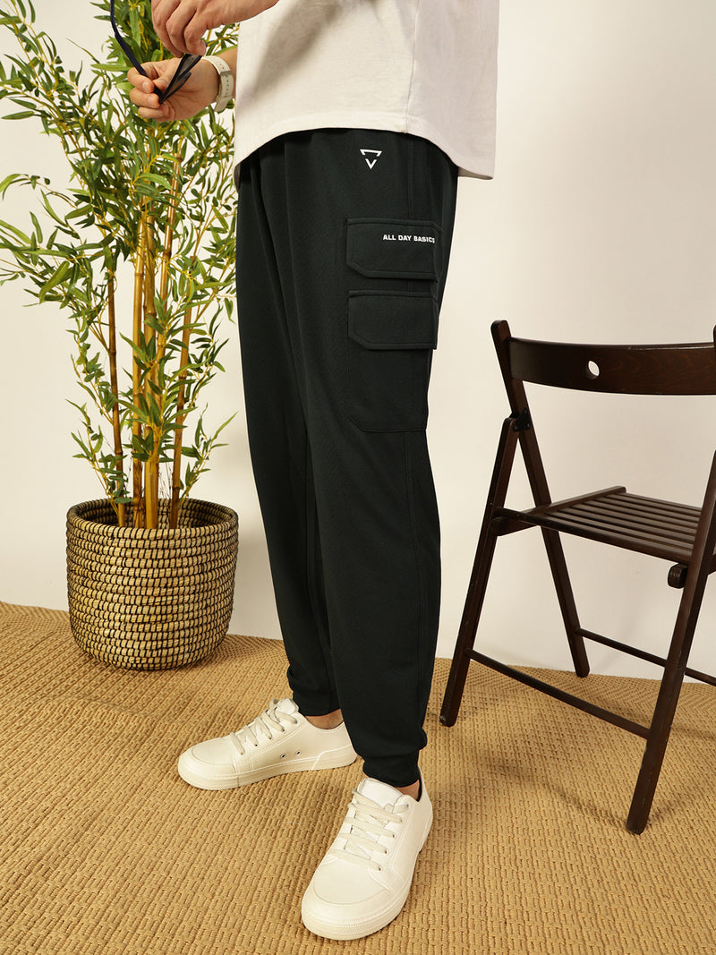 Thomas Scott Men Solid Relaxed Fit Joggers