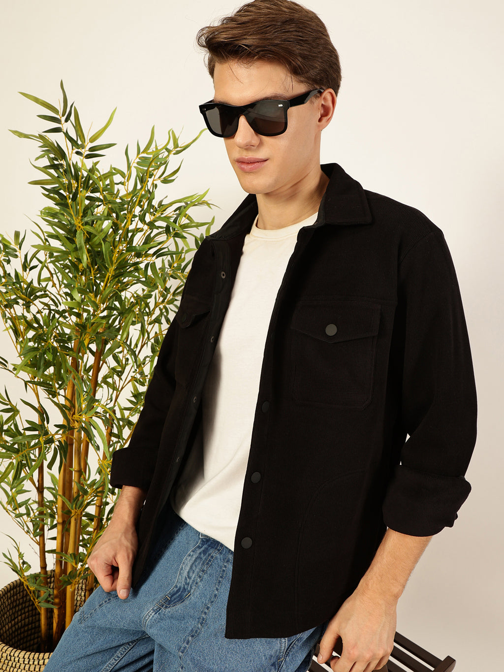 Thomas Scott Men Outdoor Open Front Jacket