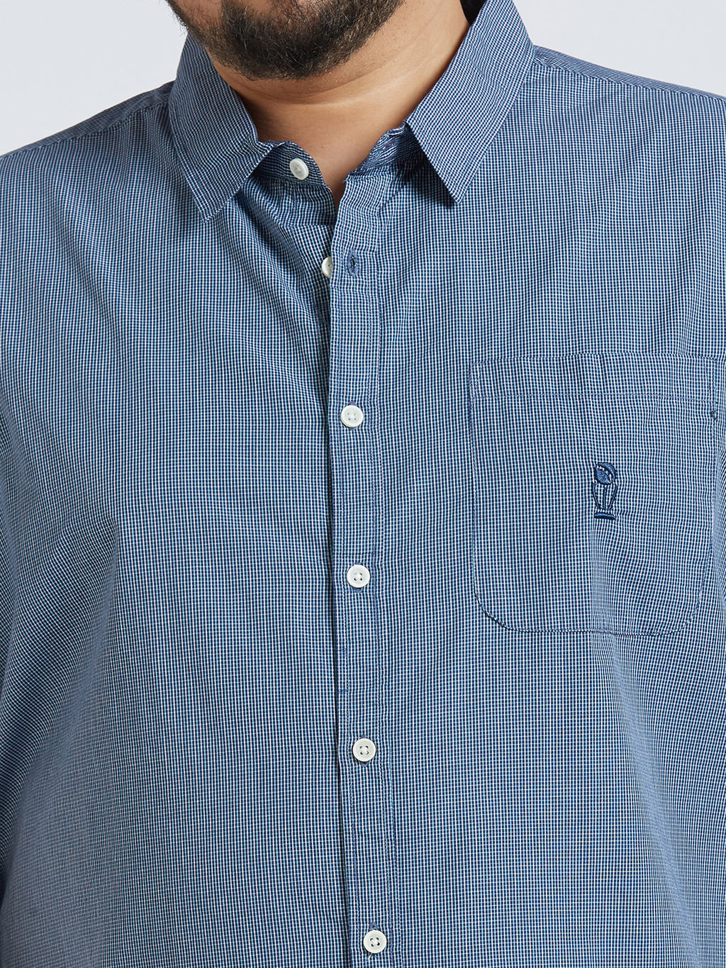 Thomas Scott Men Premium Micro Checks Opaque Checked Casual Shirt