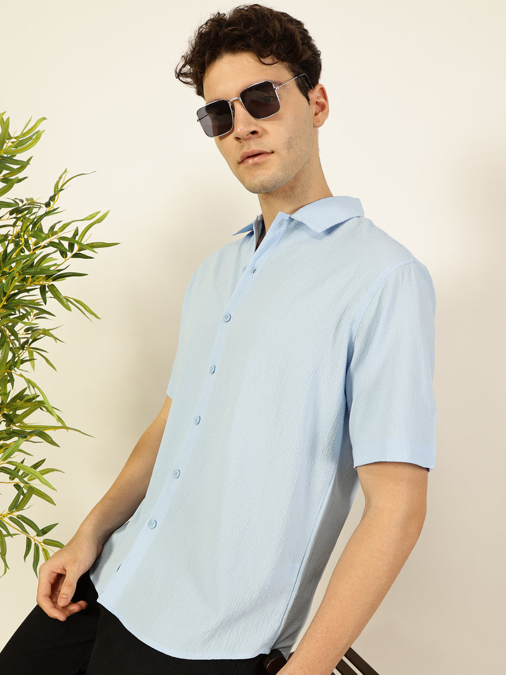 Thomas Scott Men Premium Opaque Casual Shirt