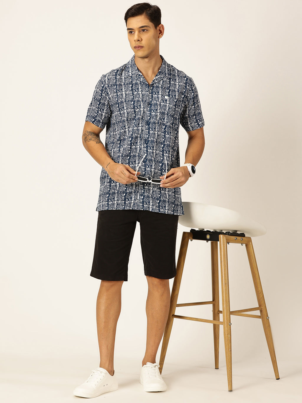 Thomas Scott Men Premium Printed Casual Shirt