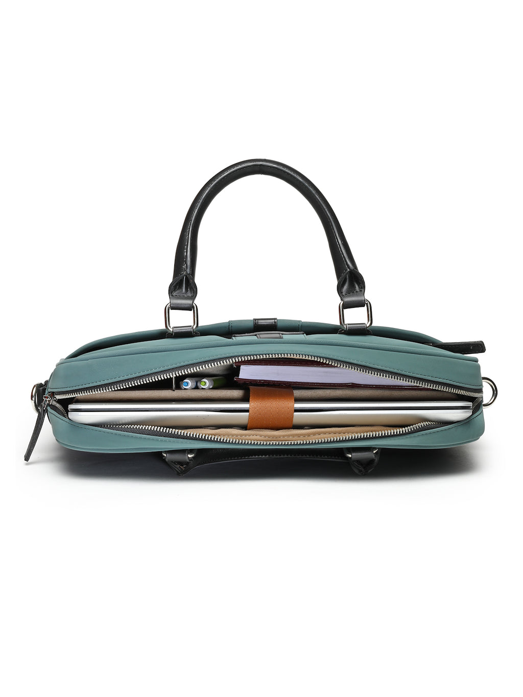 Thomas Scott Men PU Padded Laptop Bag