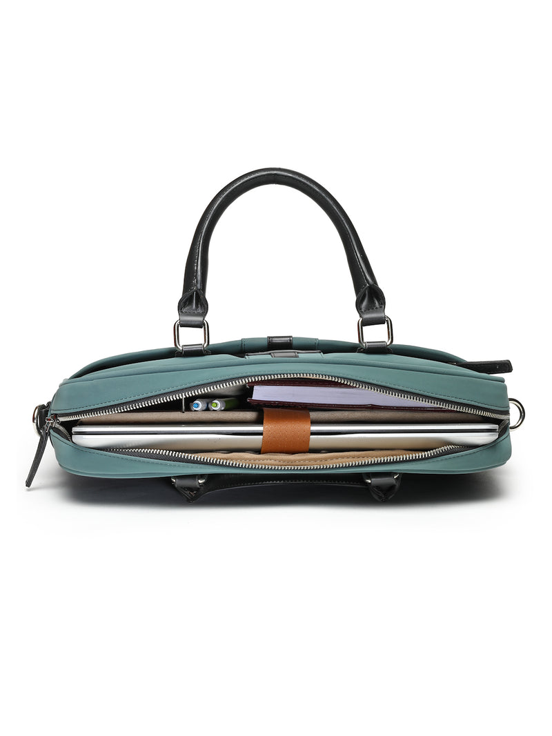 Thomas Scott Men PU Padded Laptop Bag