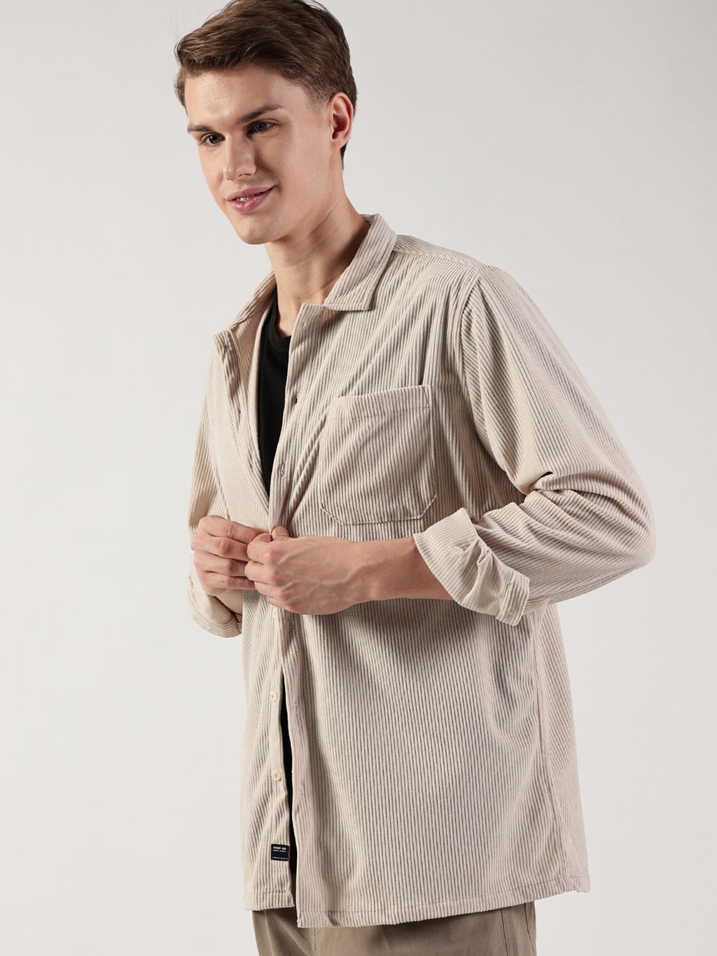 Thomas Scott Men Striped Premium Opaque Casual Shirt