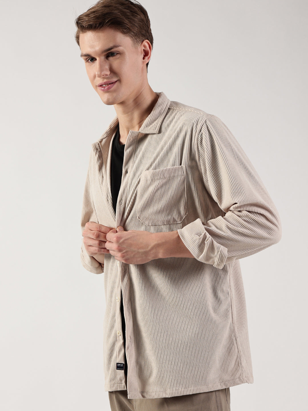 Thomas Scott Men Striped Premium Opaque Casual Shirt