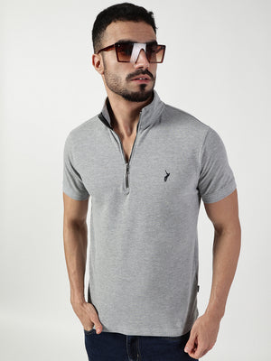 Thomas Scott Men High Neck Slim Fit T-shirt