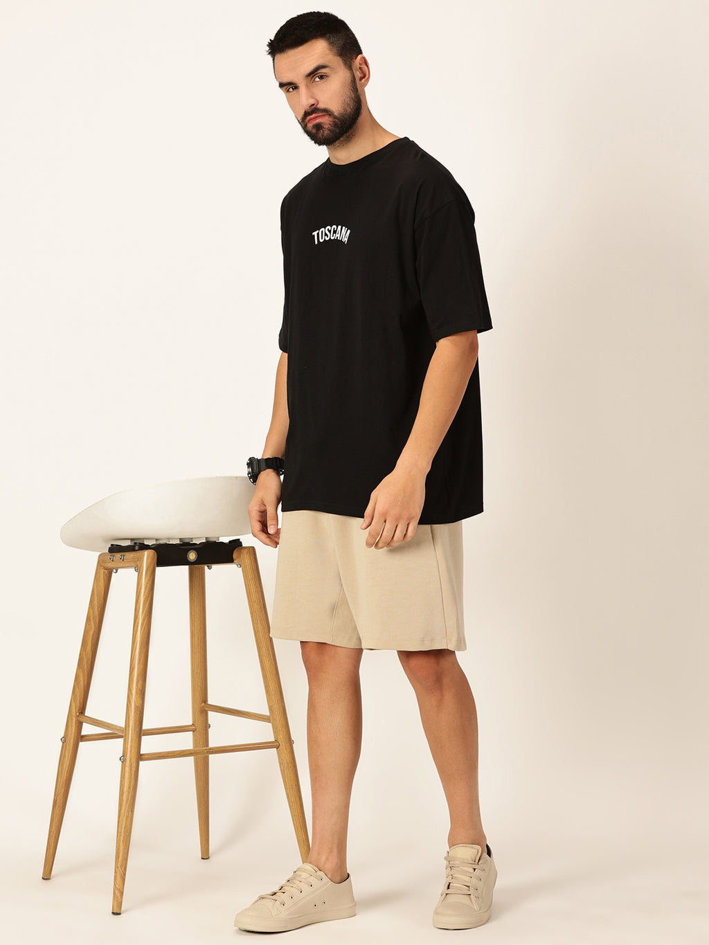 Thomas Scott Men Round Neck Typography Bio Finish Cotton T-shirt