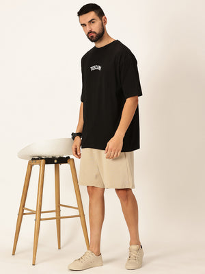 Thomas Scott Men Round Neck Typography Bio Finish Cotton T-shirt