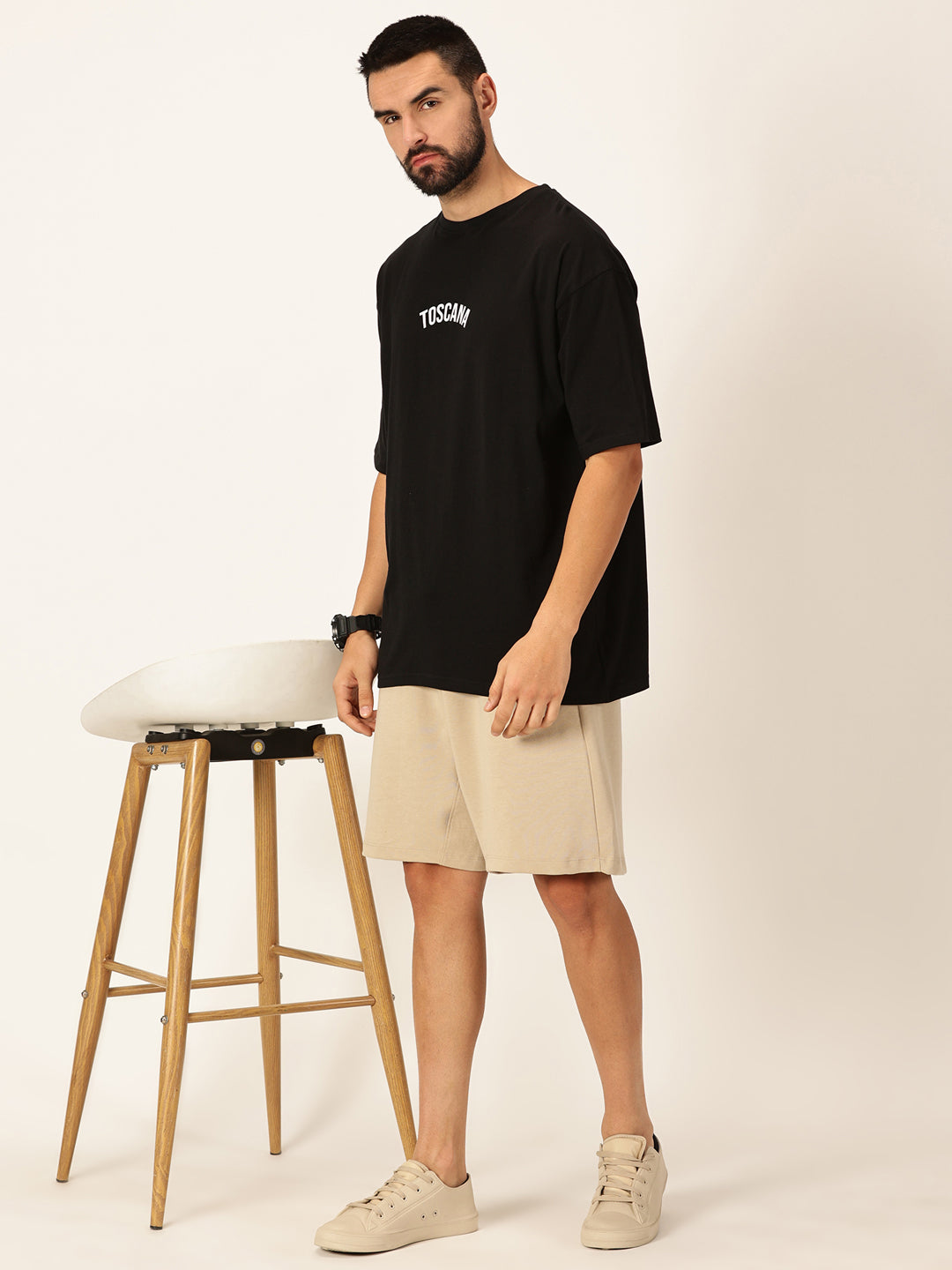 Thomas Scott Men Round Neck Typography Bio Finish Cotton T-shirt