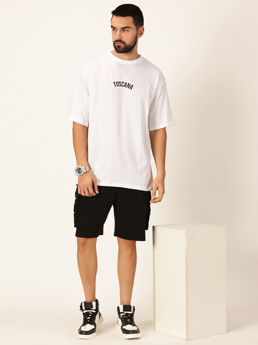Thomas Scott Men Round Neck Typography Printed Bio Finish T-shirt