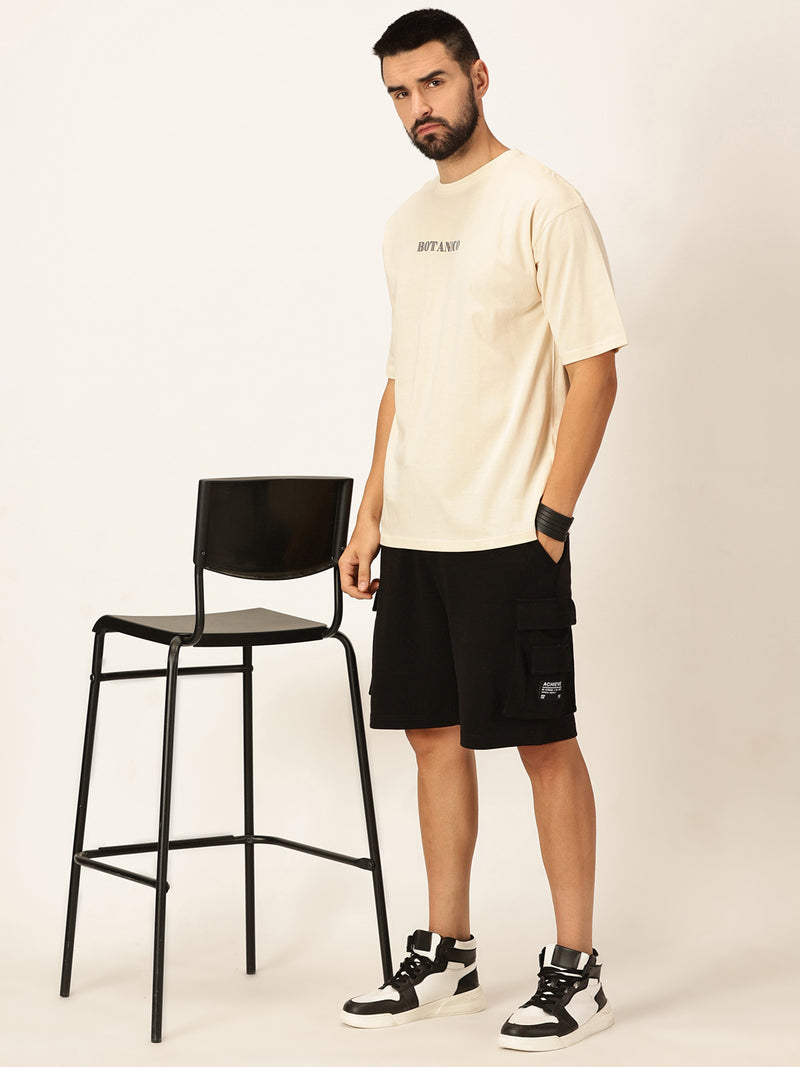 Thomas Scott Men Oversized Graphic Printed Bio Finish Cotton T-shirt