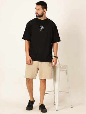 Thomas Scott Men Oversized Graphic Printed Cotton Bio Finish T-shirt