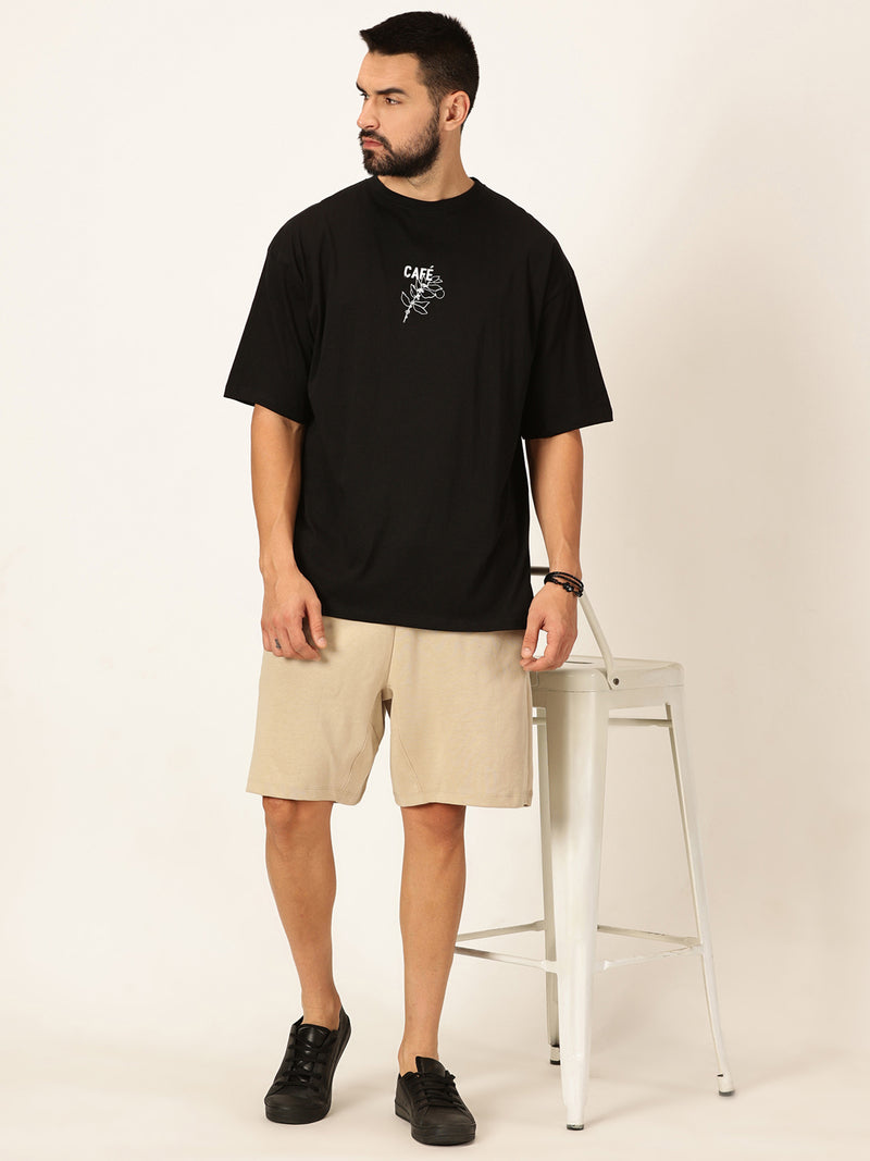 Thomas Scott Men Oversized Graphic Printed Cotton Bio Finish T-shirt