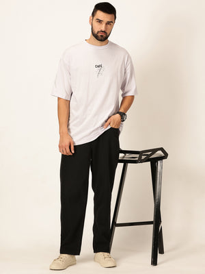 Thomas Scott Men Oversized Graphic Printed Cotton Bio Finish T-shirt