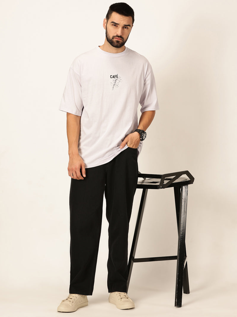 Thomas Scott Men Oversized Graphic Printed Cotton Bio Finish T-shirt