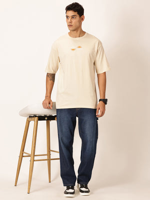 Thomas Scott Men Round Neck Cotton Oversized T-shirt