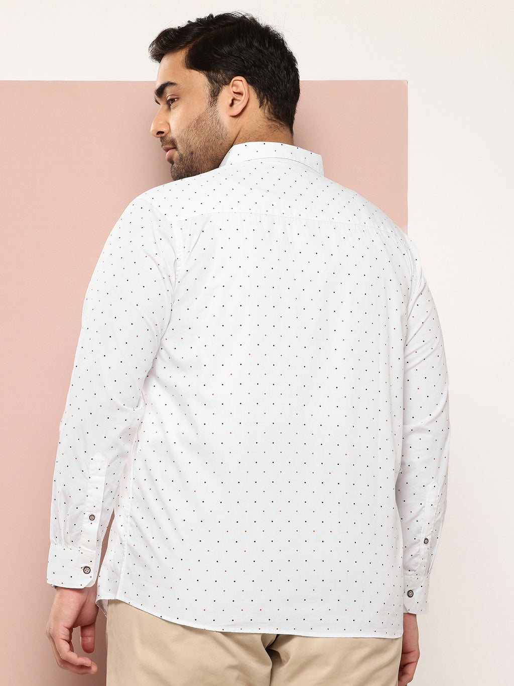 Thomas Scott Men Mustard Plus Size Premium Casual Shirt