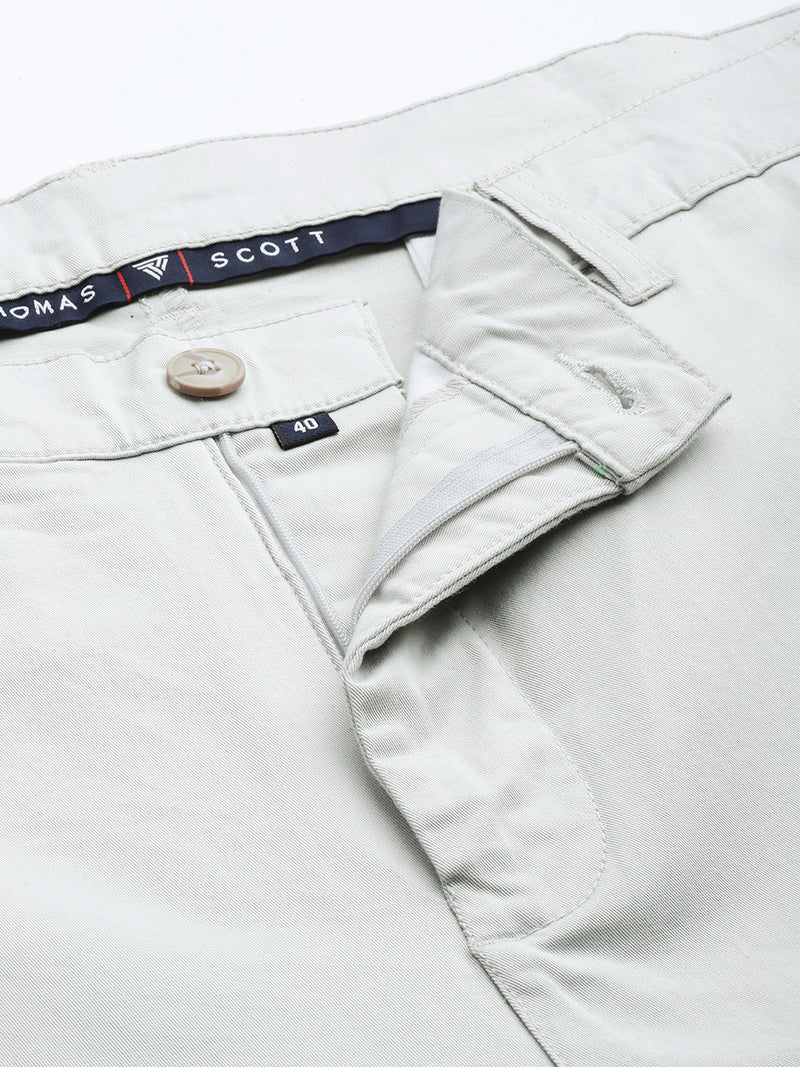 Thomas Scott Men Plus Size Smart Easy Wash Pure Cotton Chinos Trousers