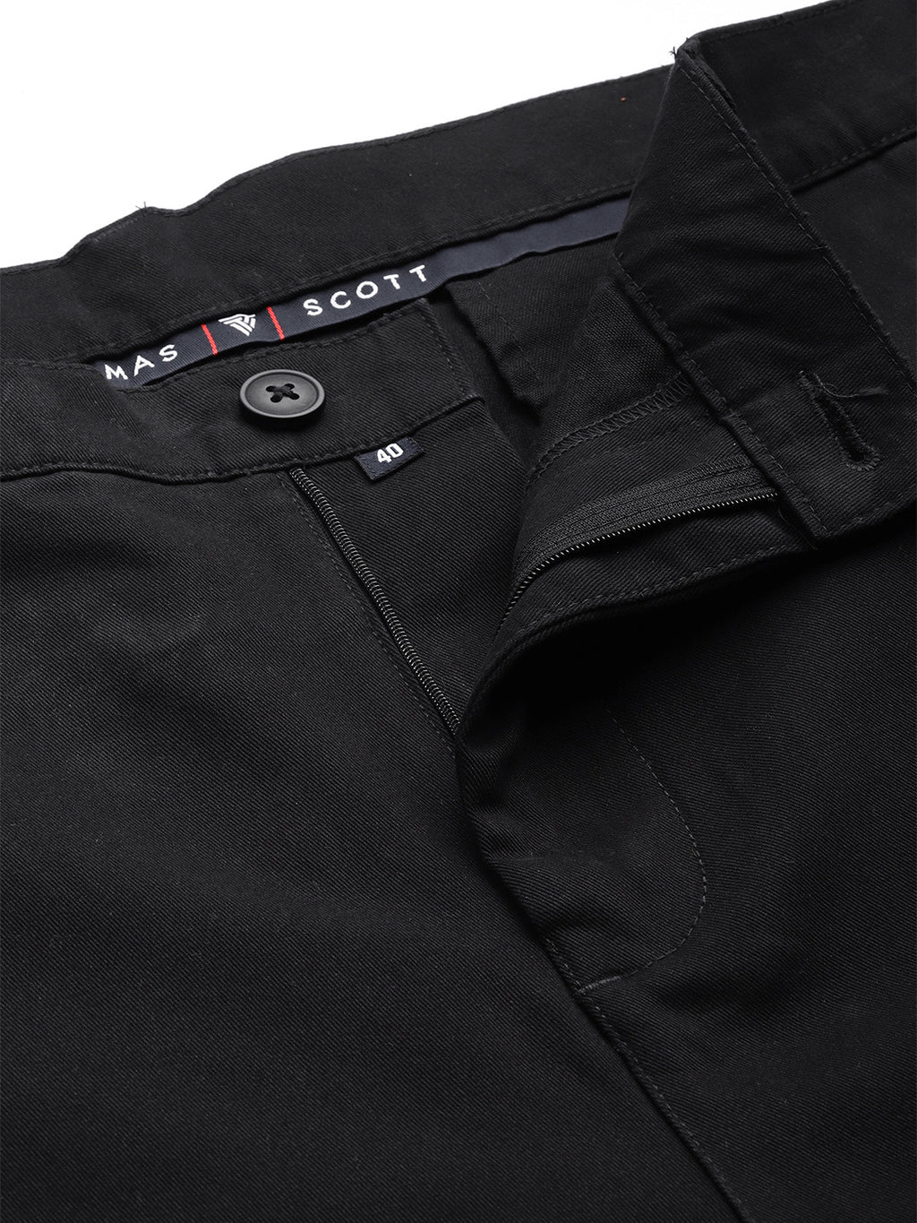 Thomas Scott Men Plus Size Smart Easy Wash Pure Cotton Chinos Trousers