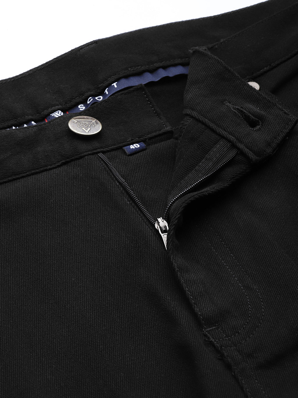 Thomas Scott Men Plus Size Smart Easy Wash Pure Cotton Chinos Trousers
