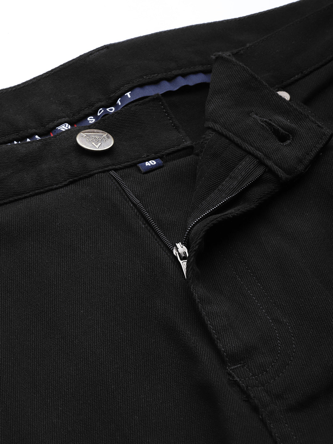 Thomas Scott Men Plus Size Smart Easy Wash Pure Cotton Chinos Trousers