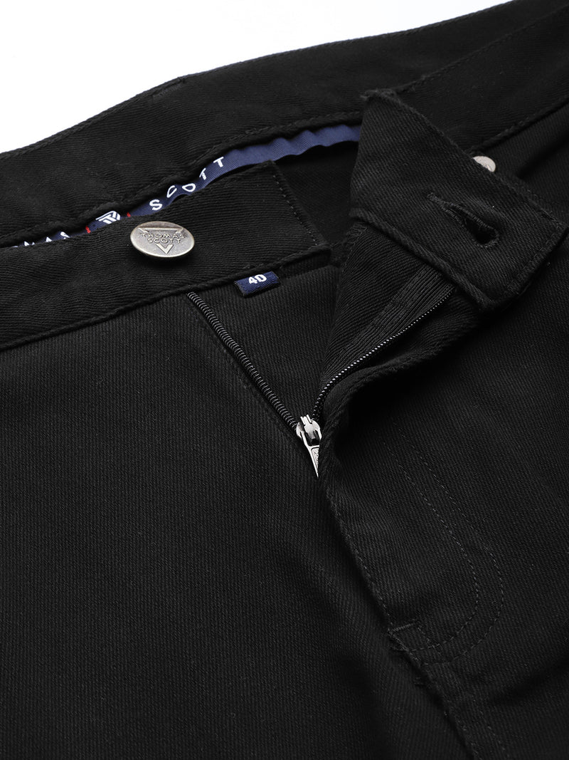 Thomas Scott Men Plus Size Smart Easy Wash Pure Cotton Chinos Trousers
