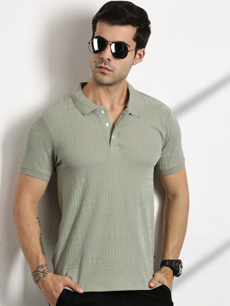 Thomas Scott Men Pista Polo Collar T-shirt