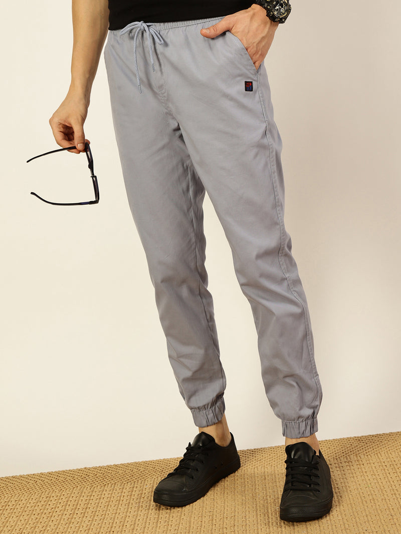 Thomas Scott Men Smart Slim Fit Easy Wash Joggers Trousers