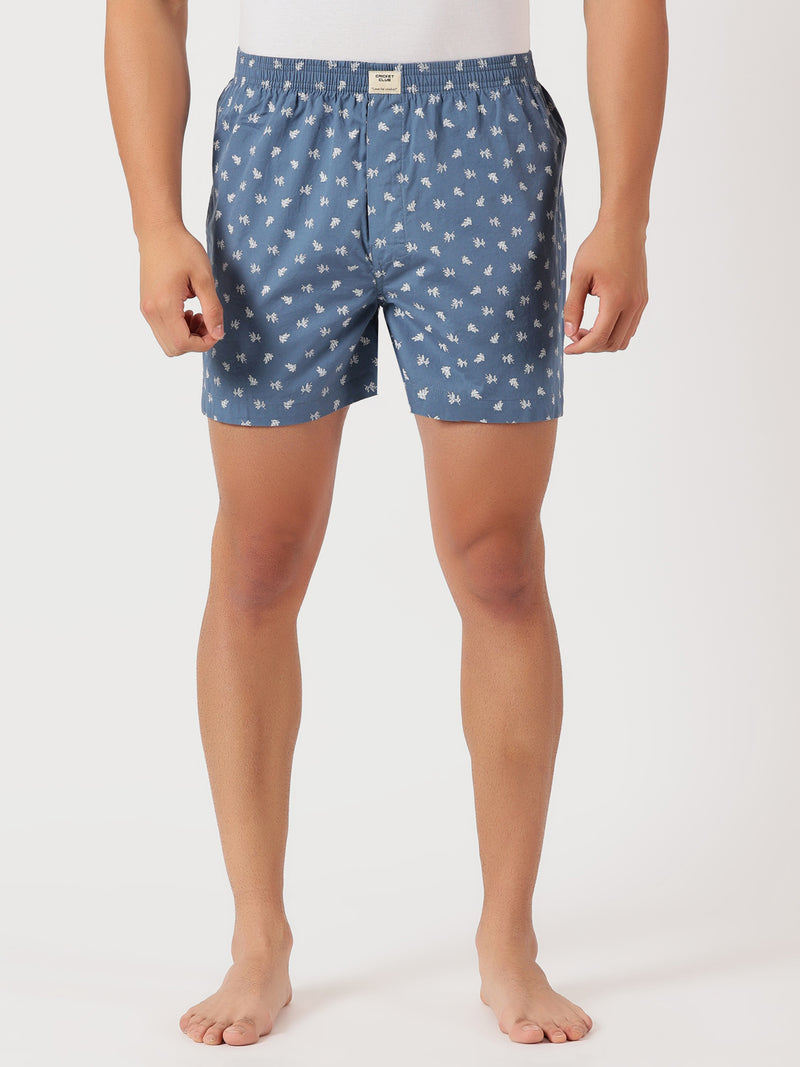 Thomas Scott Men Multicolor Cricket Club Regular Fit 100% Cotton Woven?Boxer Shorts (Pack of 3)