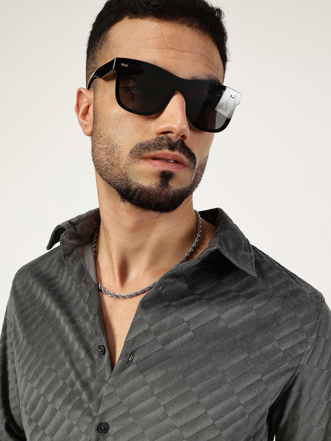 Thomas Scott Men Premium Slim Fit Opaque Casual Shirt