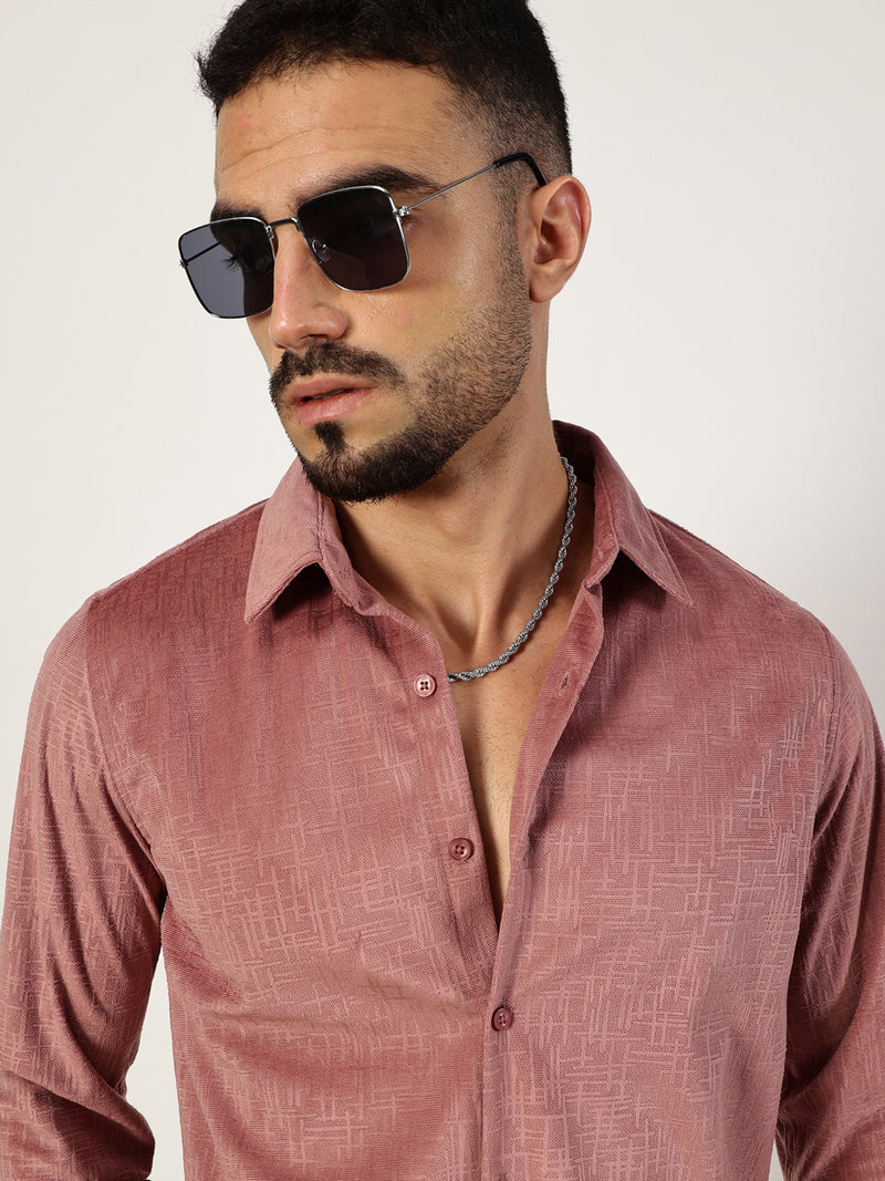 Thomas Scott Men Premium Slim Fit Opaque Casual Shirt