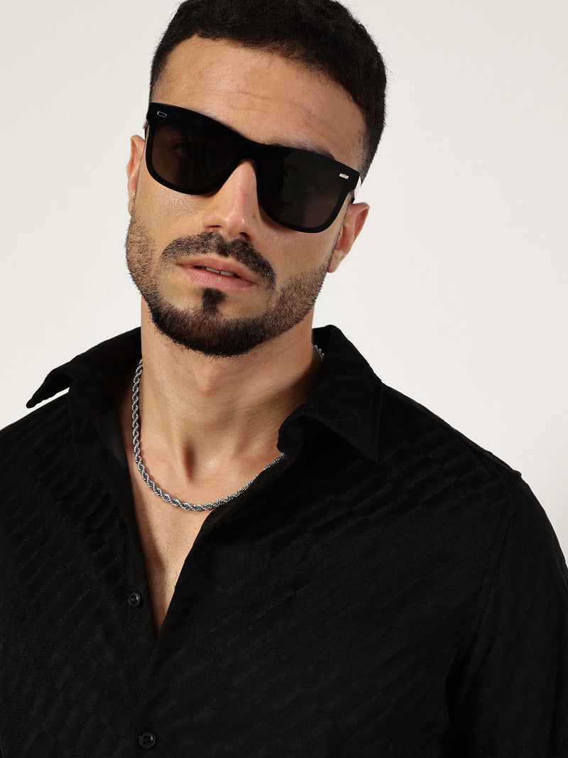 Thomas Scott Men Premium Slim Fit Opaque Casual Shirt