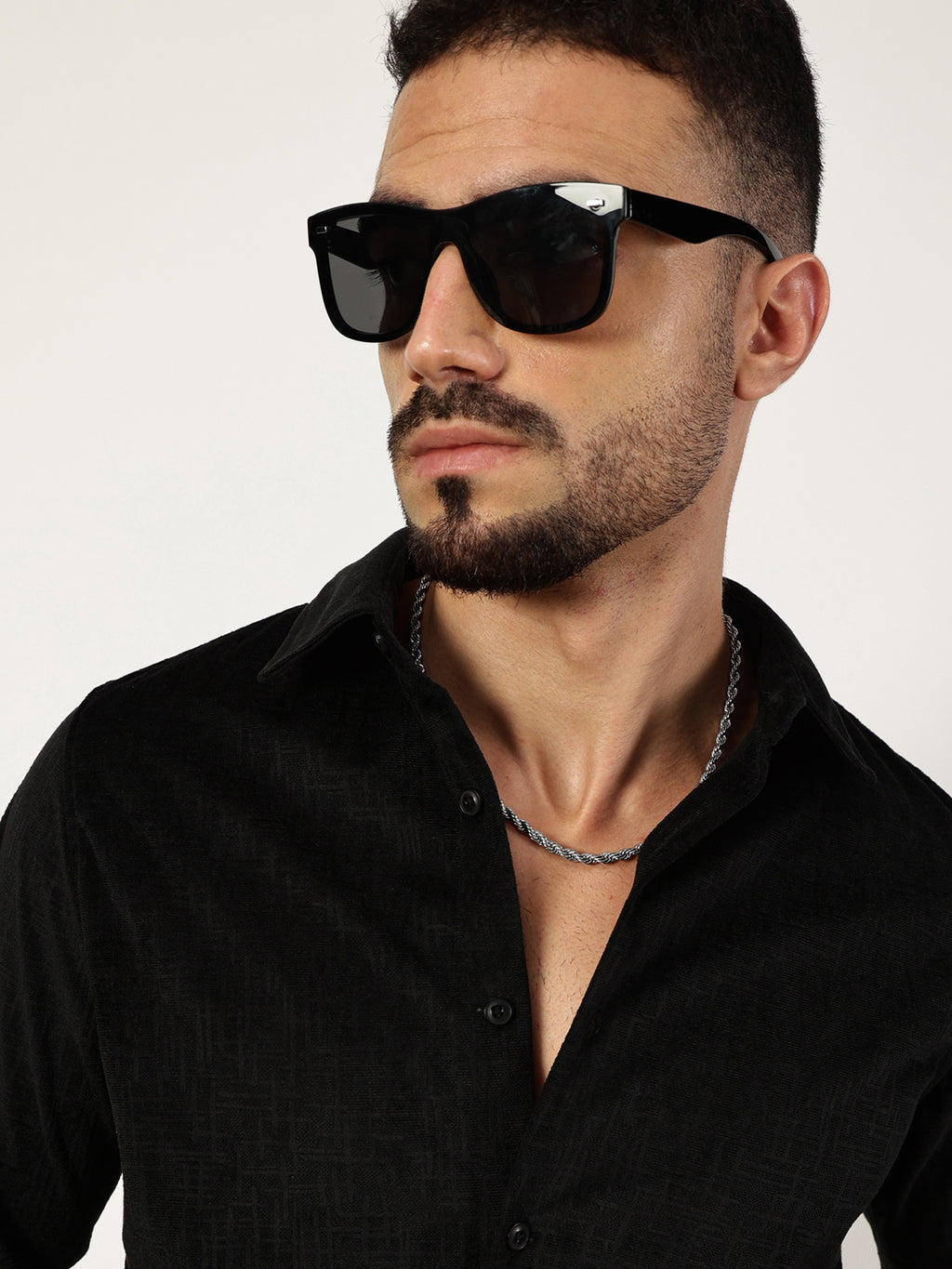 Thomas Scott Men Premium Slim Fit Opaque Casual Shirt