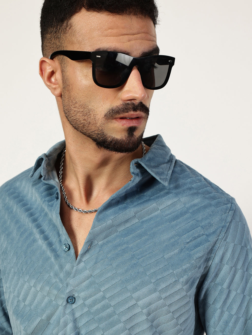 Thomas Scott Men Premium Slim Fit Opaque Casual Shirt