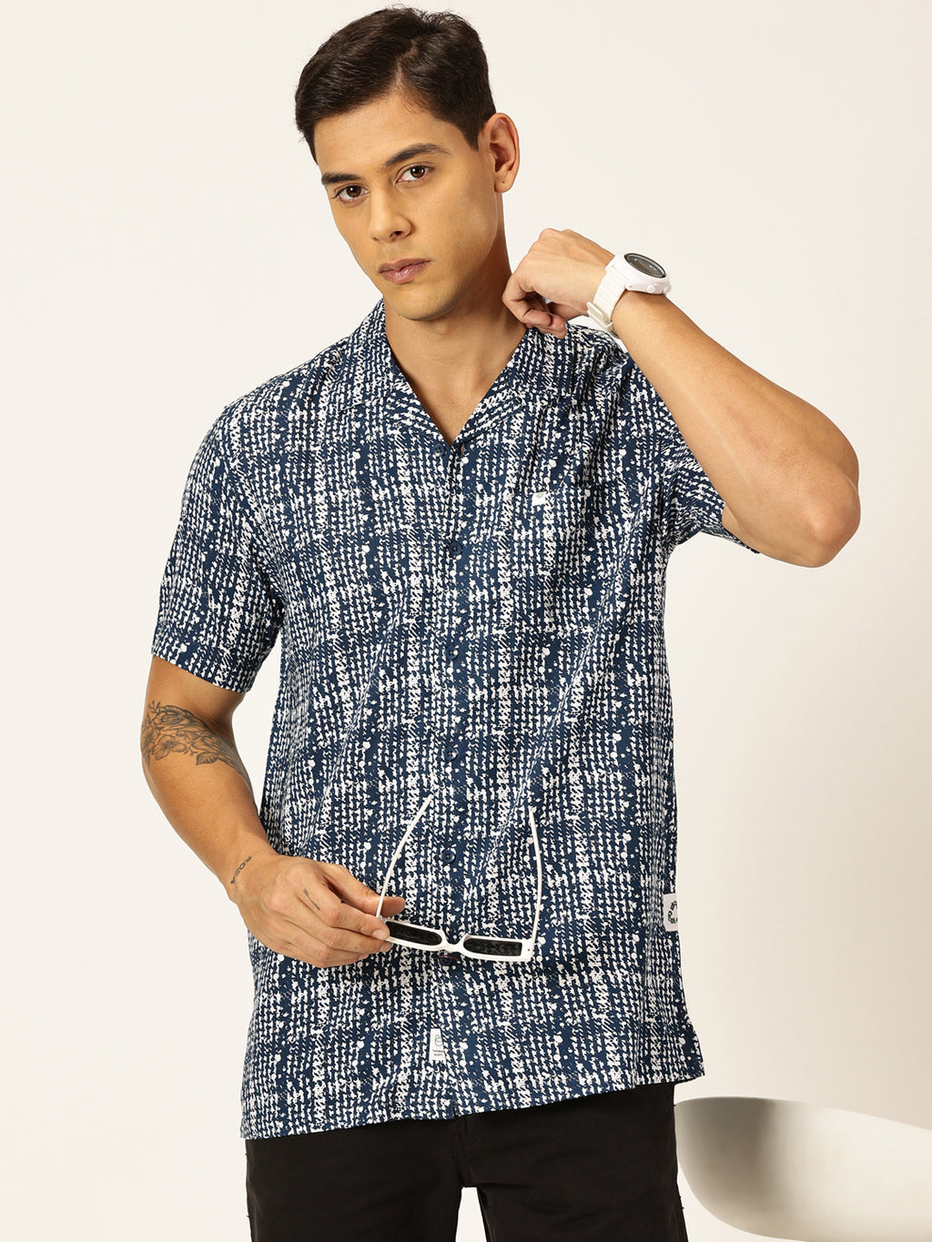 Thomas Scott Men Premium Printed Casual Shirt