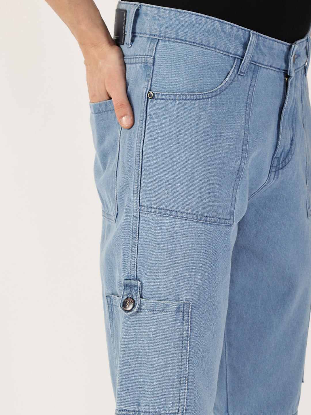 Thomas Scott Men LightBlue Loose Relaxed Fit Jeans