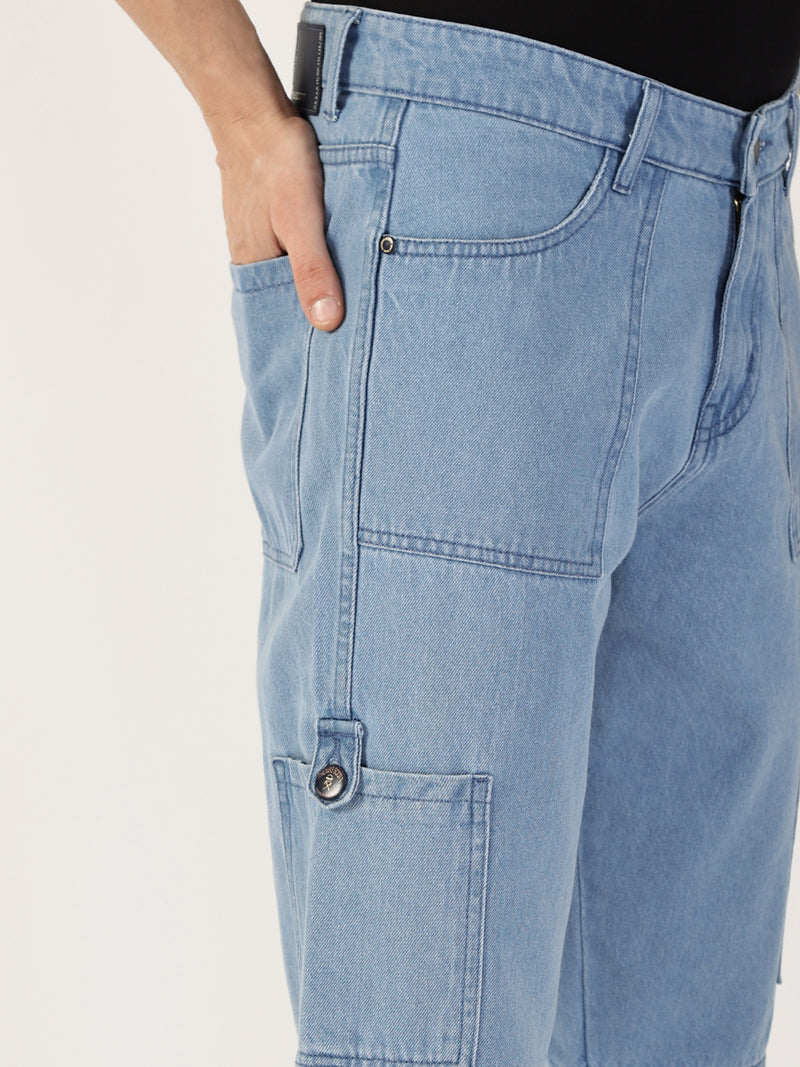 Thomas Scott Men LightBlue Loose Relaxed Fit Jeans