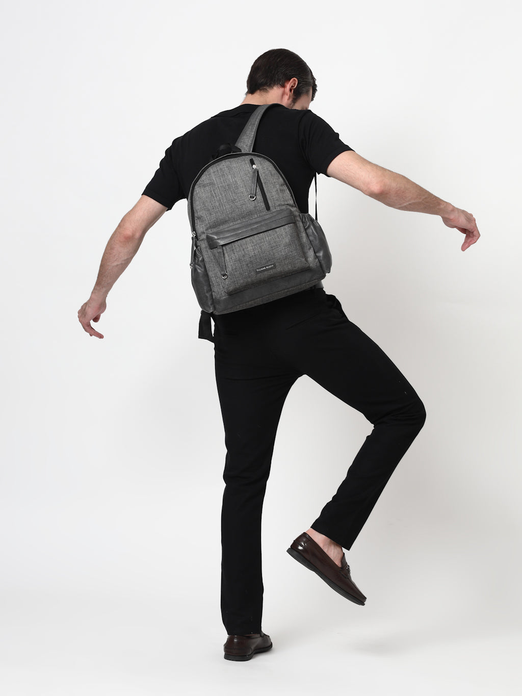 Thomas Scott Men Textured Backpack