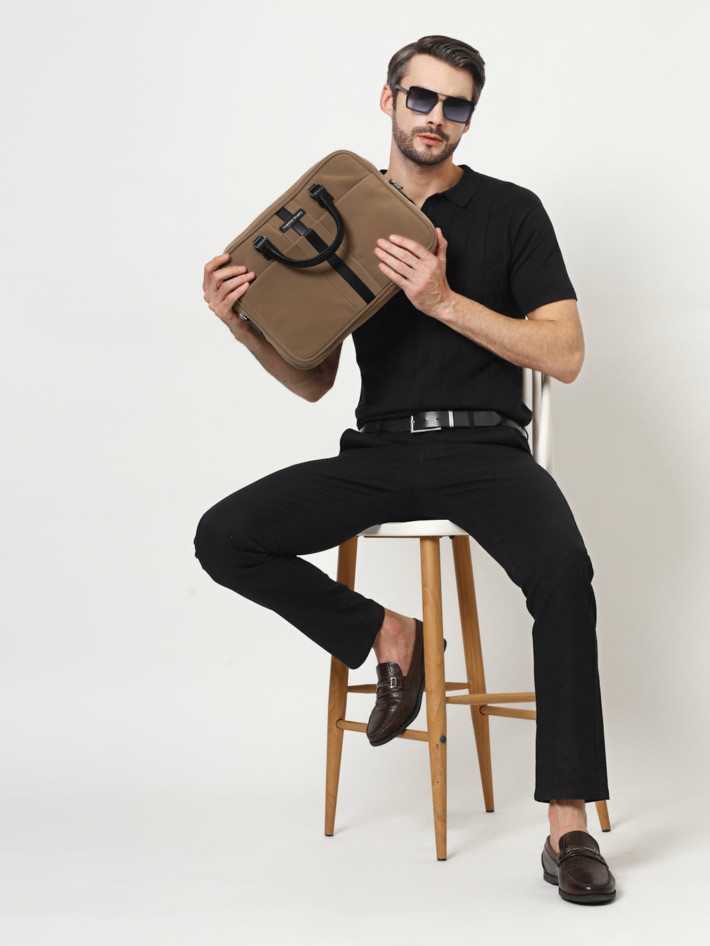 Thomas Scott Men PU Laptop Bag