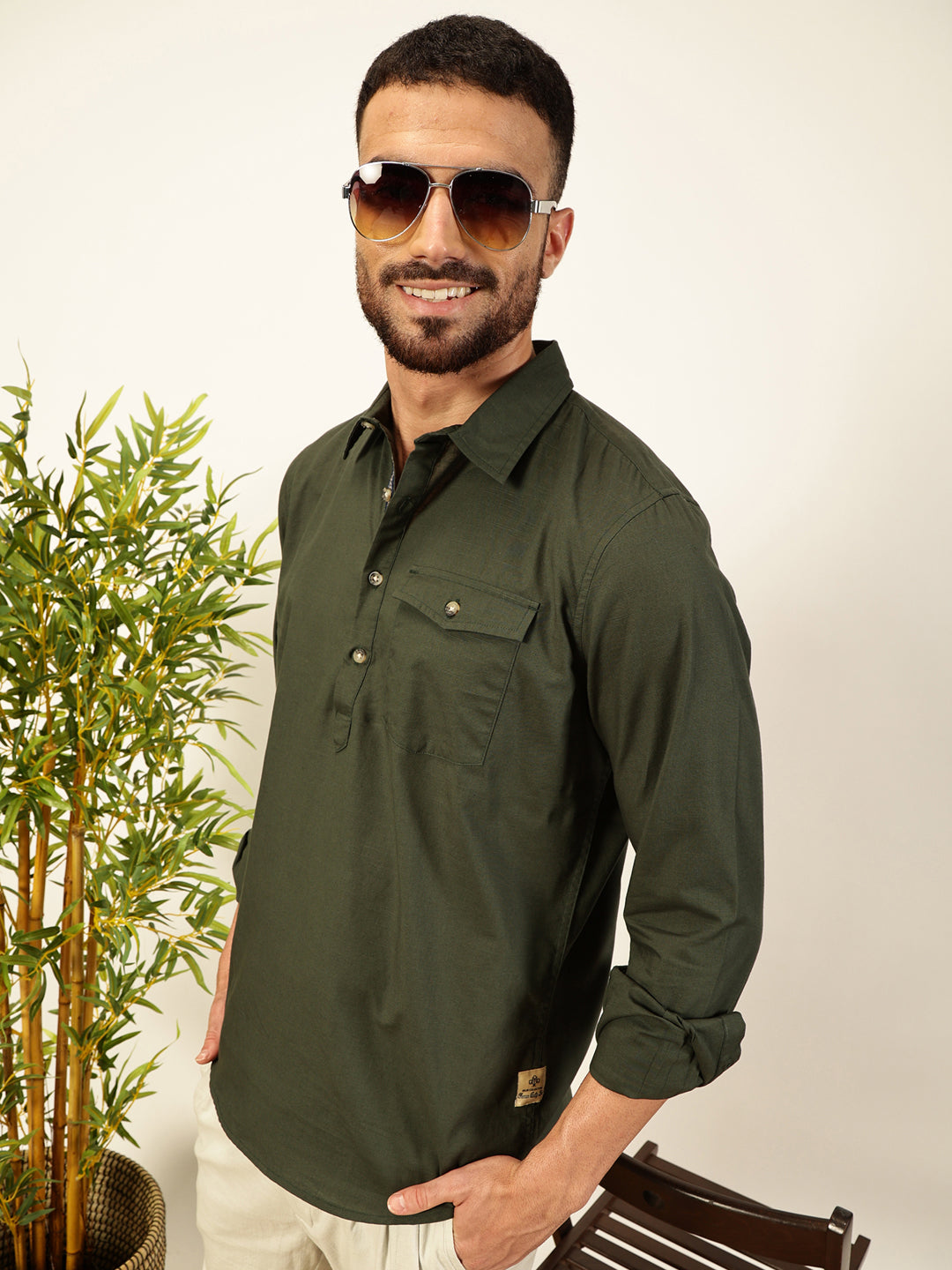 Thomas Scott Men Premium Opaque Casual Shirt