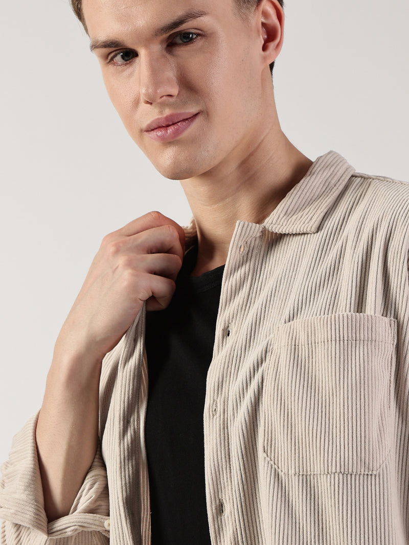 Thomas Scott Men Striped Premium Opaque Casual Shirt