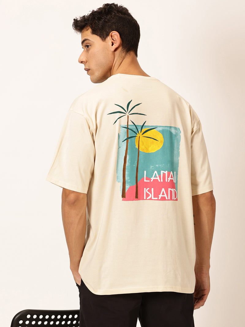 Thomas Scott Men Round Neck Typography Cotton Oversized T-shirt