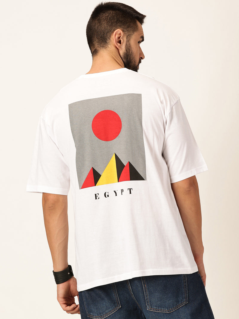 Thomas Scott Men Oversized Graphic Printed Cotton Bio Finish T-shirt
