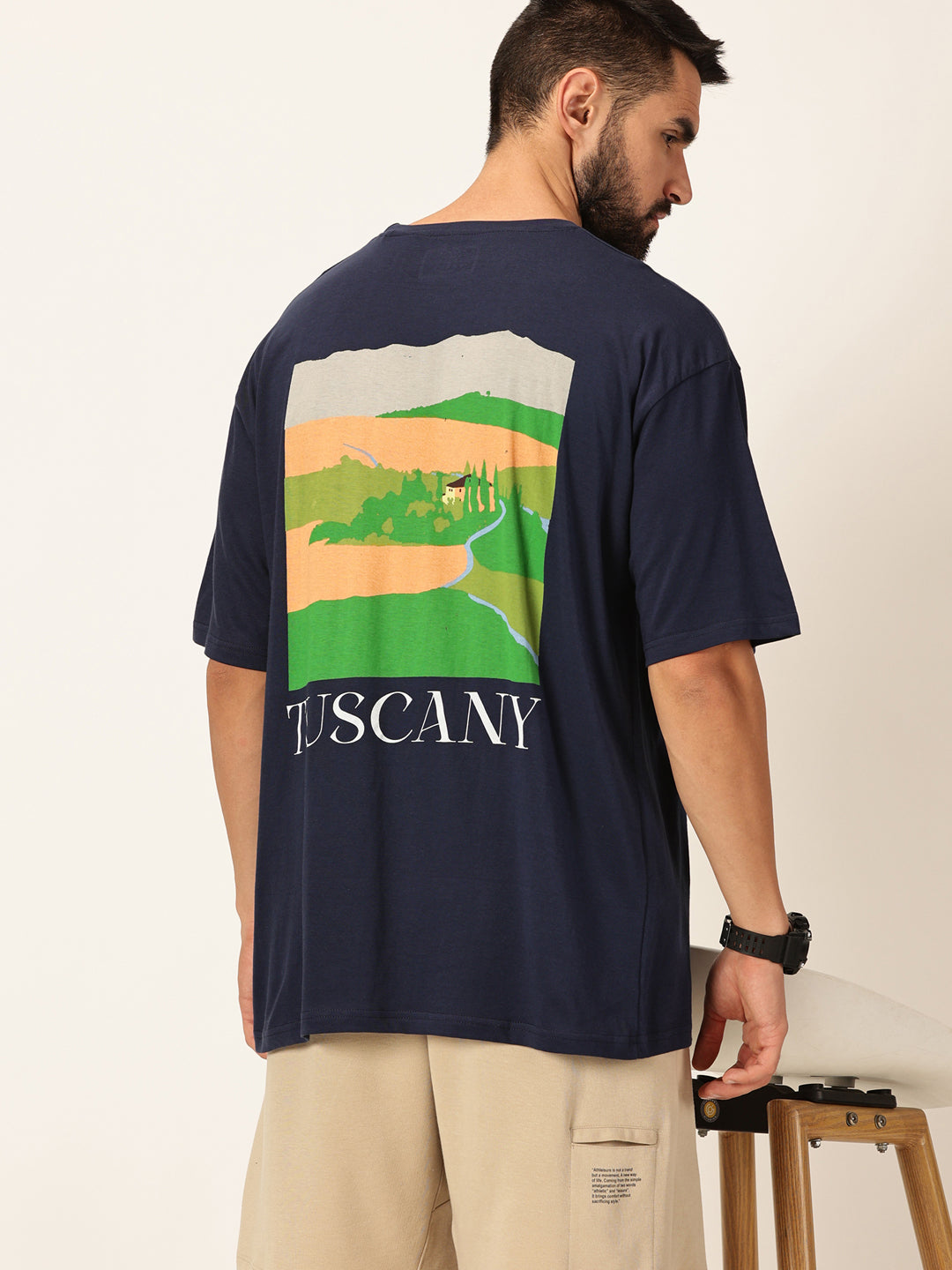 Thomas Scott Men Printed Bio Finish Cotton T-shirt