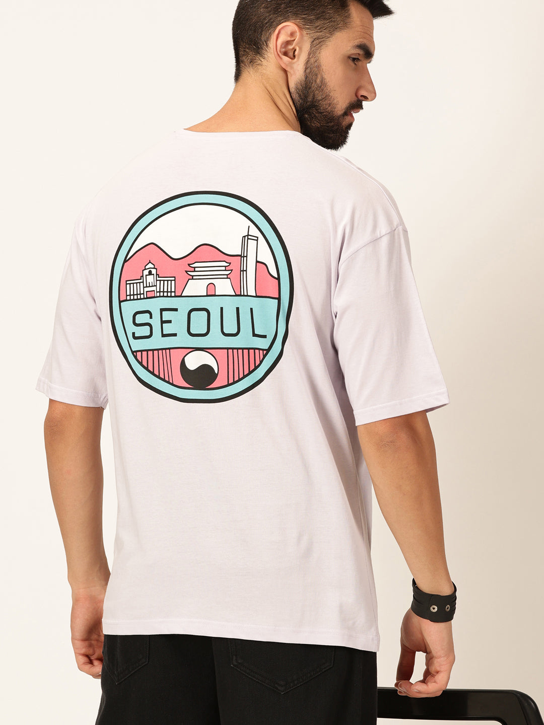 Thomas Scott Men Round Neck Typography Bio Finish Cotton T-shirt