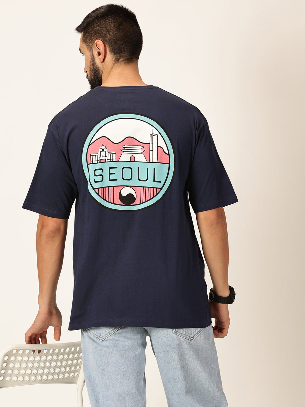 Thomas Scott Men Round Neck Typography Bio Finish T-shirt
