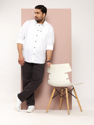 Aqua Plus Size Premium Casual Shirt For Men