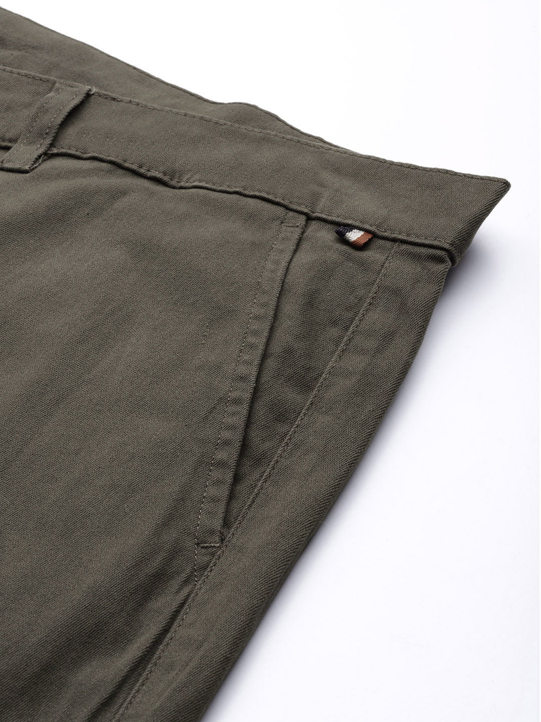 Thomas Scott Men Plus Size Smart Easy Wash Pure Cotton Chinos Trousers